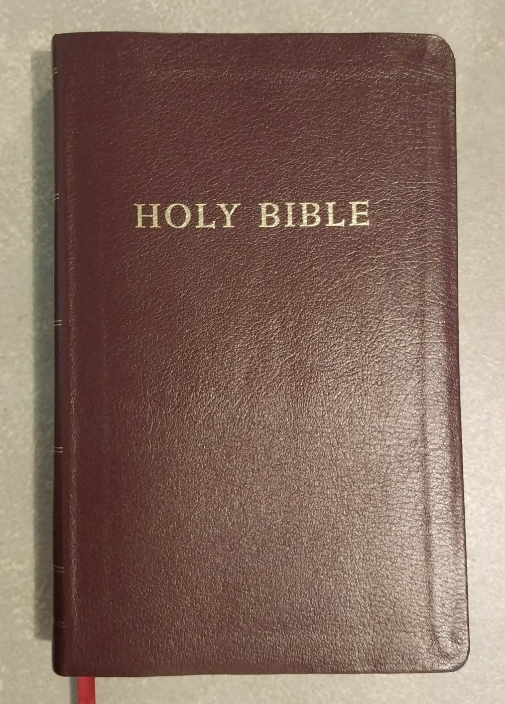 KJV Personal Size Giant Print Reference Bible (Burgundy Bonded Leather) image 2