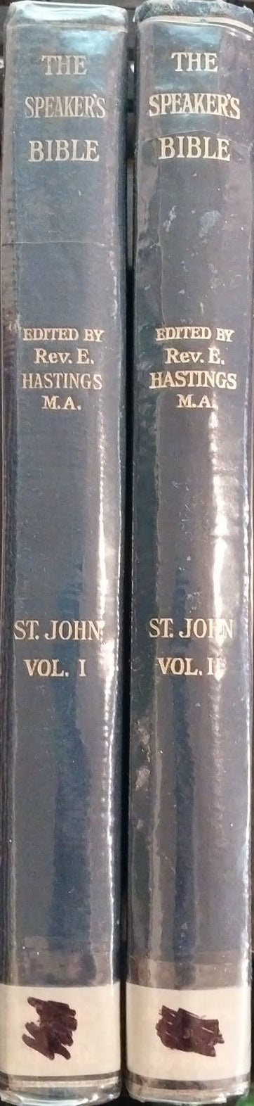 Speaker's Bible: St. John 2-Volume Set by Rev. E. Hastings