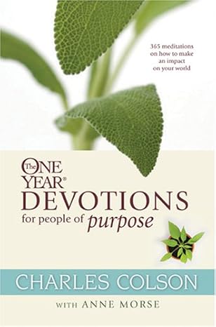 The One Year Devotions for People of Purpose by Charles Colson image 0