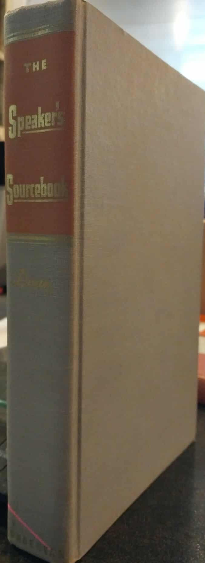 Speaker's Sourcebook compiled by Eleanor L. Doan image 0