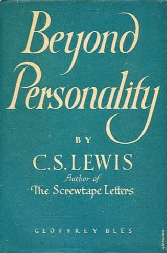 Beyond Personality: The Christian Idea of God by C.S. Lewis image 0