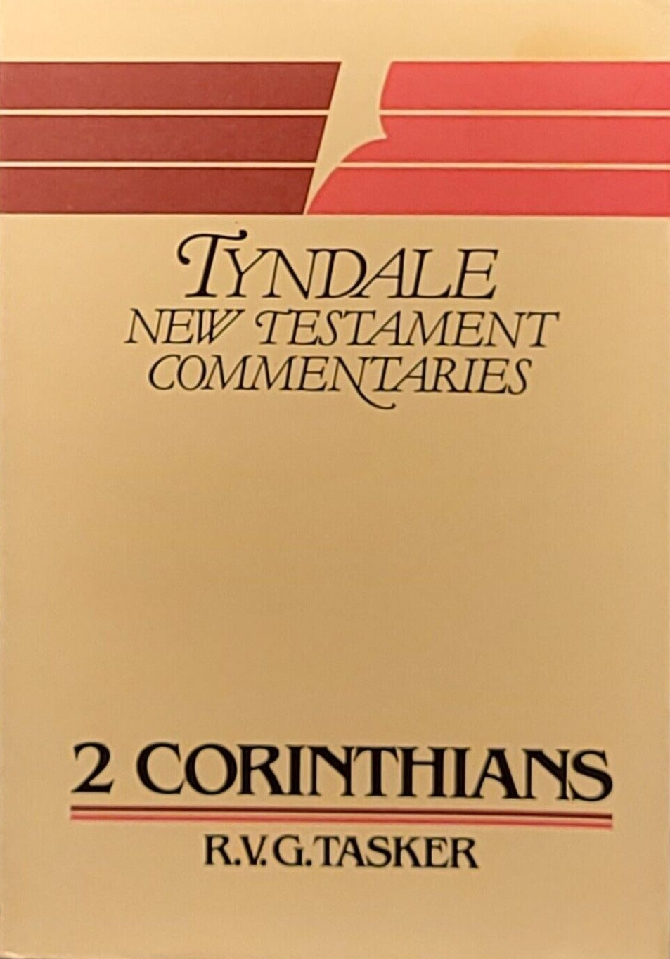 2 Corinthians (Tyndale NT Commentaries) by R.V.G. Tasker image 0