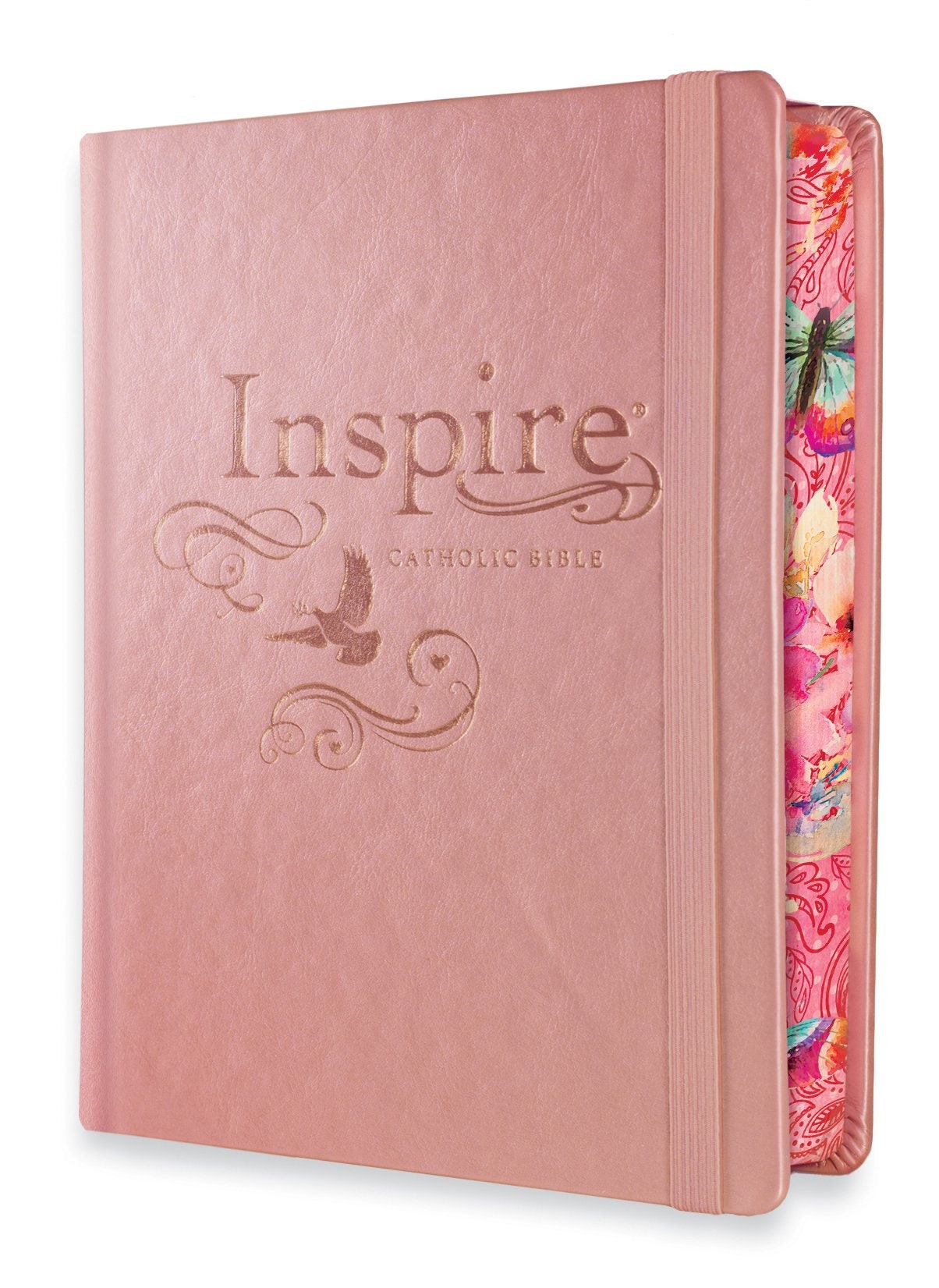 NLT Inspire Catholic Bible: The Bible for Coloring & Creative Journaling image 0