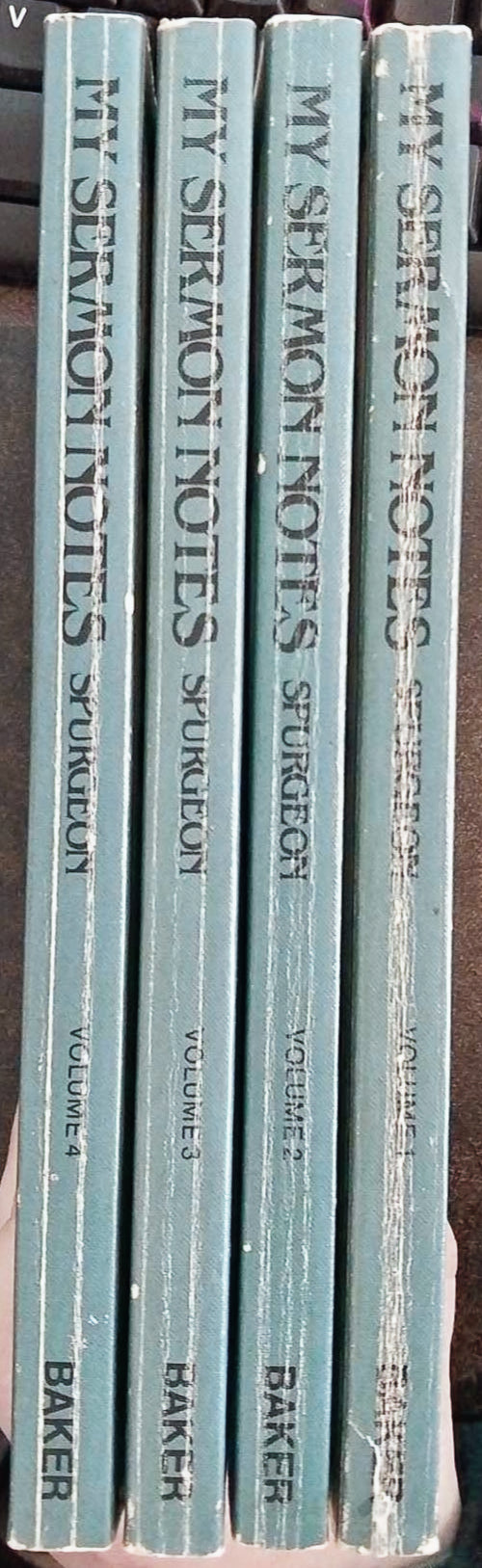 My Sermon Notes by Charles H. Spurgeon 4-Volume Set image 0