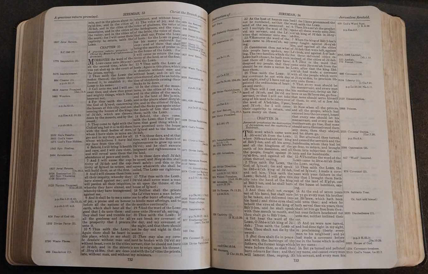 KJV Thompson Chain Reference Bible, Leather image 1