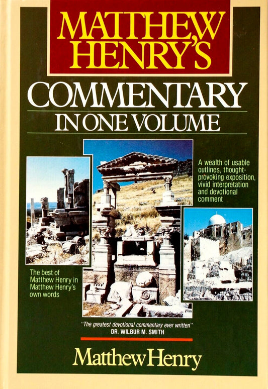 Matthew Henry's Commentary in One Volume image 0