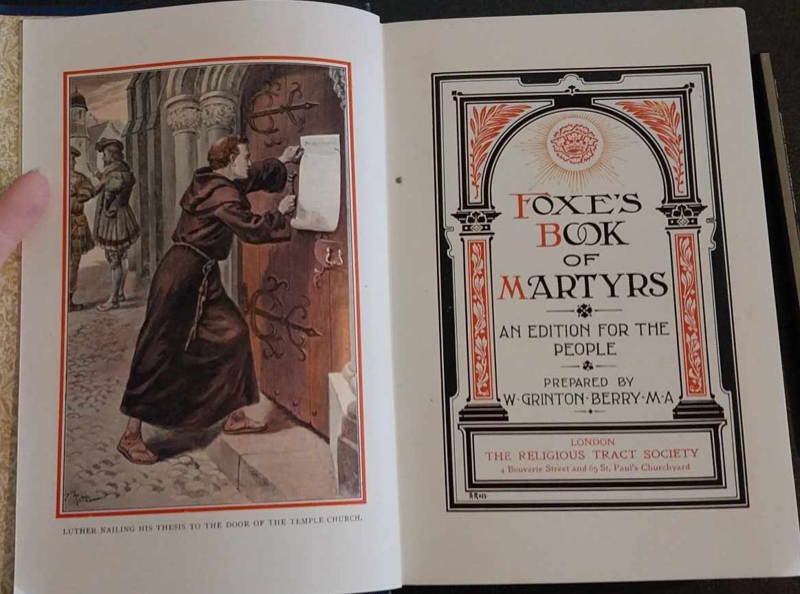 Foxe's Book of Martyrs image 1