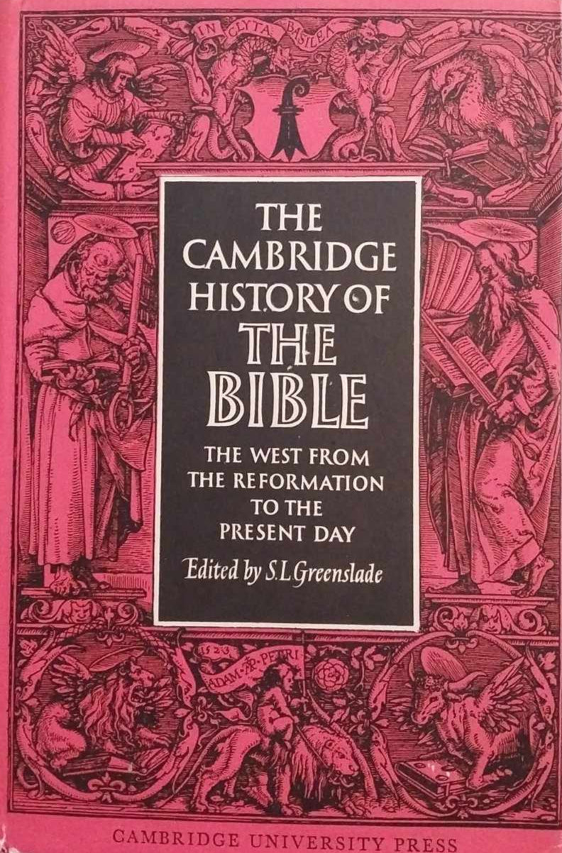 Cambridge History of the Bible Volume 3 by S.L. Greenslade image 0