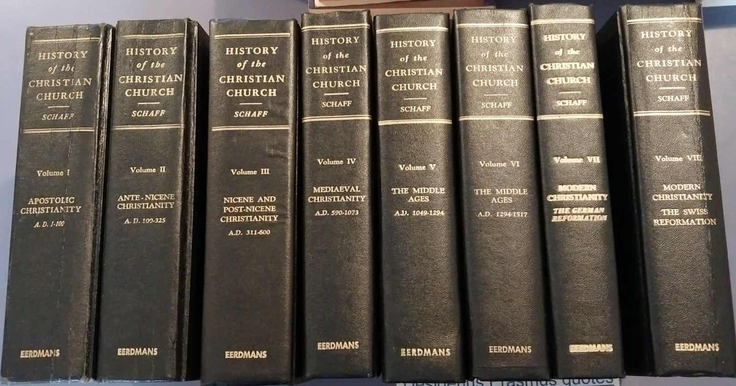 History of the Christian Church by Philip Schaff, 8 Volume Set image 0