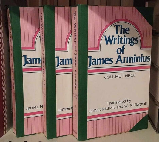 Writings of James Arminius, 3 Volume Set image 0