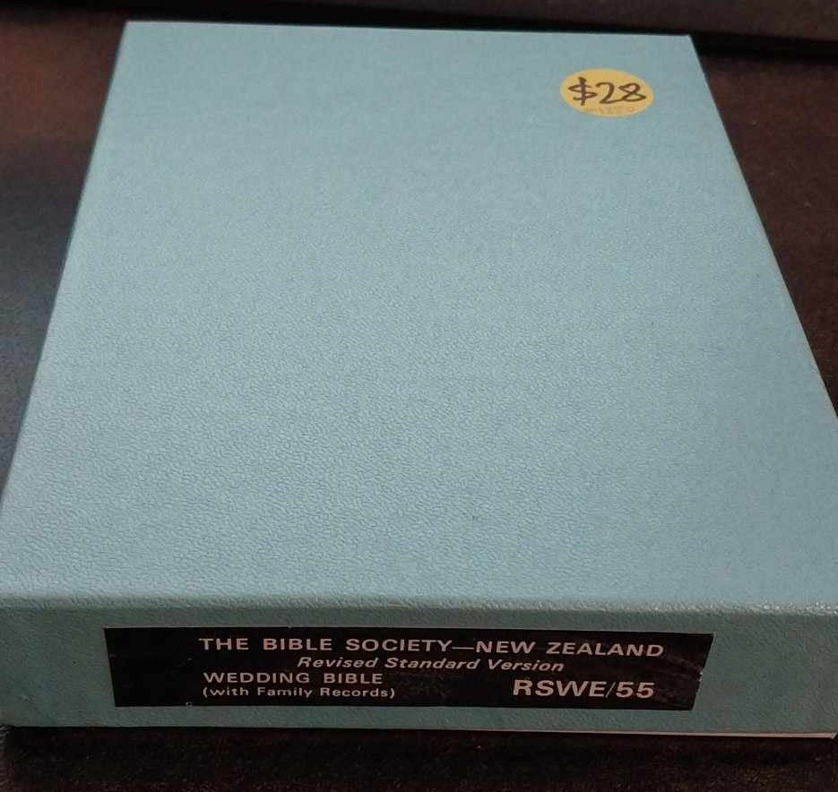 RSV Wedding Bible (with Family Records) by Bible Society NZ image 1