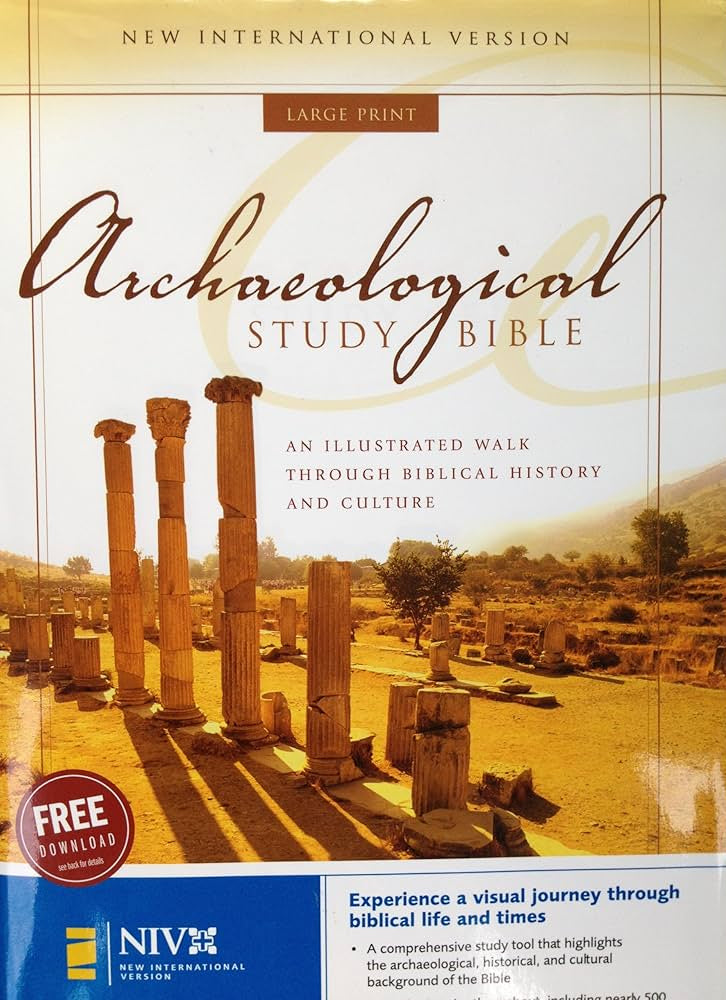 NIV Archaeological Study Bible, Large Print image 0