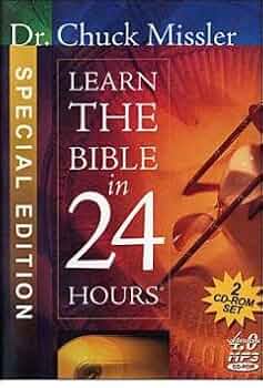 Learn The Bible in 24 Hours by Chuck Missler 2 CD-rom Set