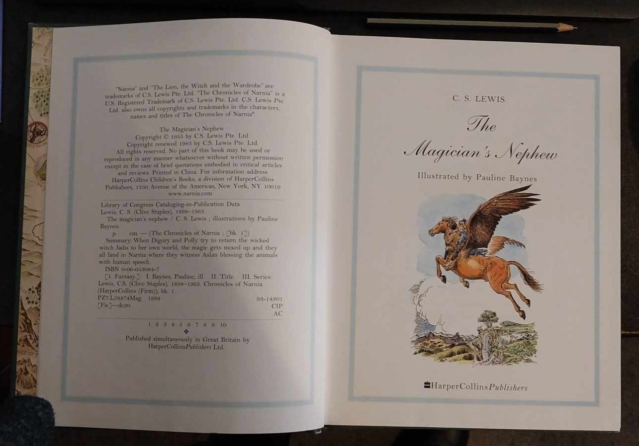 Magician's Nephew (Chronicles of Narnia #1), Large Illustrated Ed. by C.S. Lewis image 1