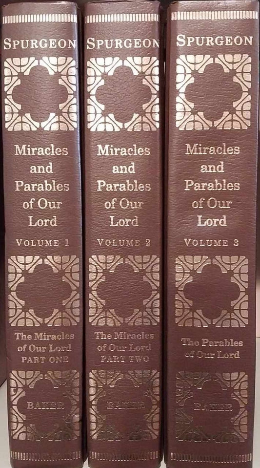 Miracles and Parables of Our Lord, 3-Volume Set by Spurgeon image 0