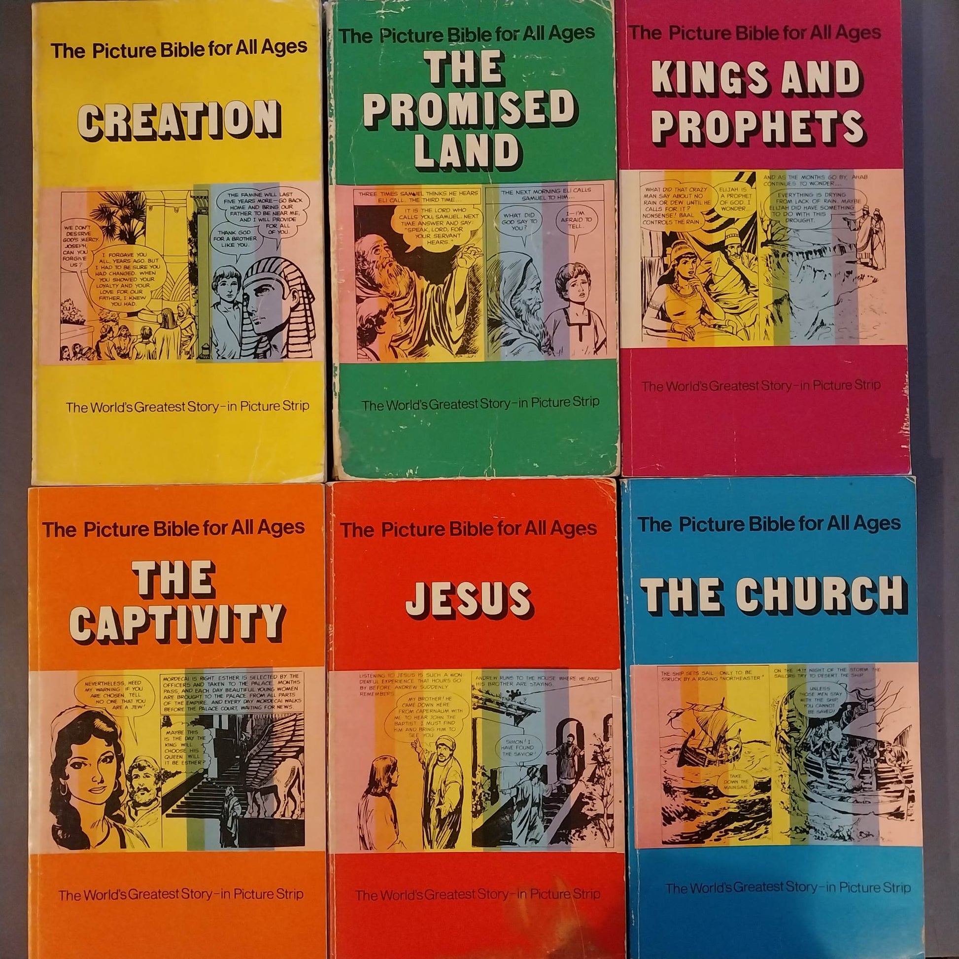 Bible Comic Books 6-Volume Set image 0