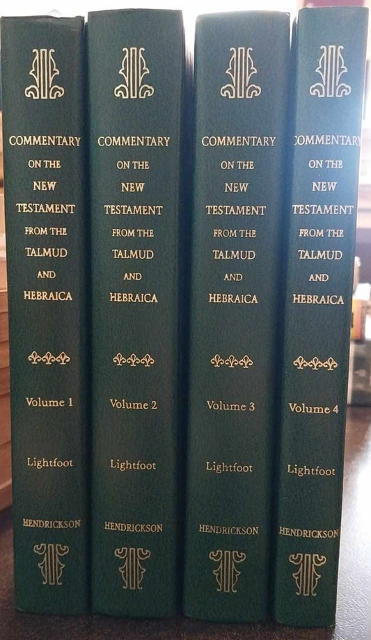 Commentary on the NT from the Talmud and Hebraica, 4-Vol Set by John Lightfoot image 0