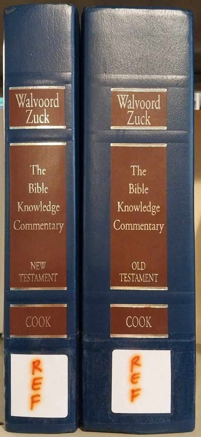 Bible Knowledge Commentary Set (2 Volumes). Walvoord and Zuck image 0