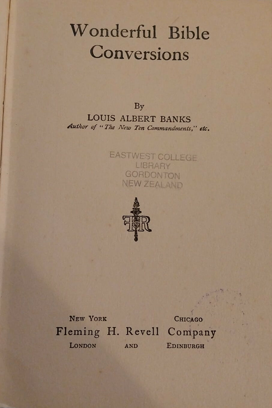 Wonderful Bible Conversions by Louis Albert Banks