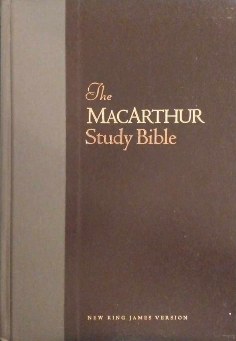 NKJV MacArthur Study Bible, Hardcover image 0