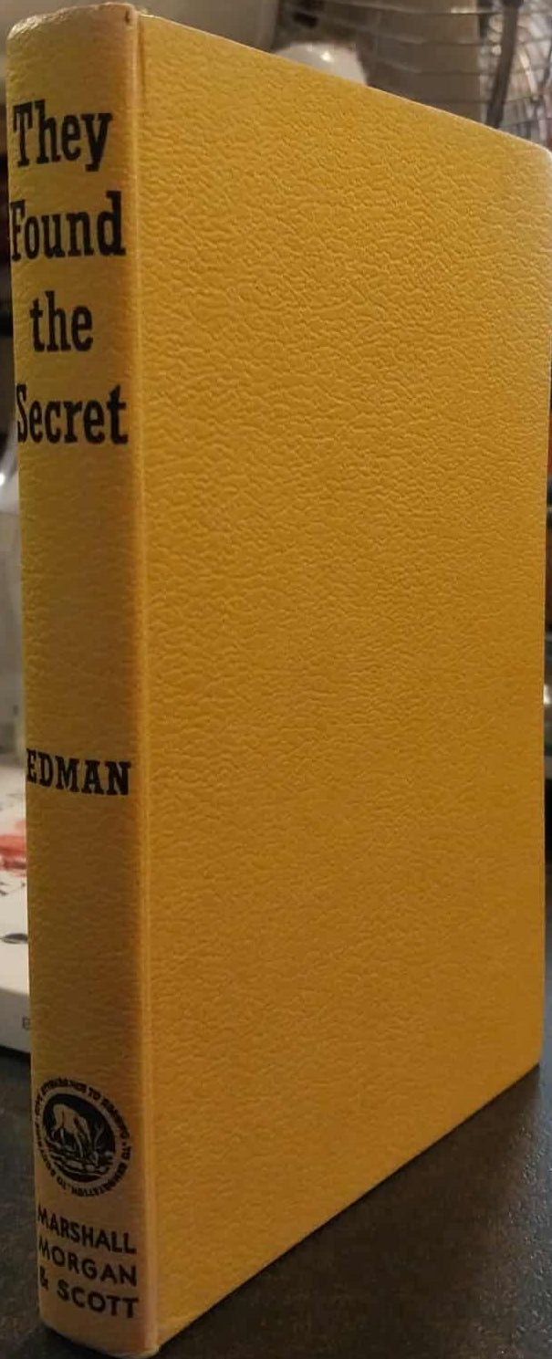 They Found The Secret by V. Raymond Edman image 0