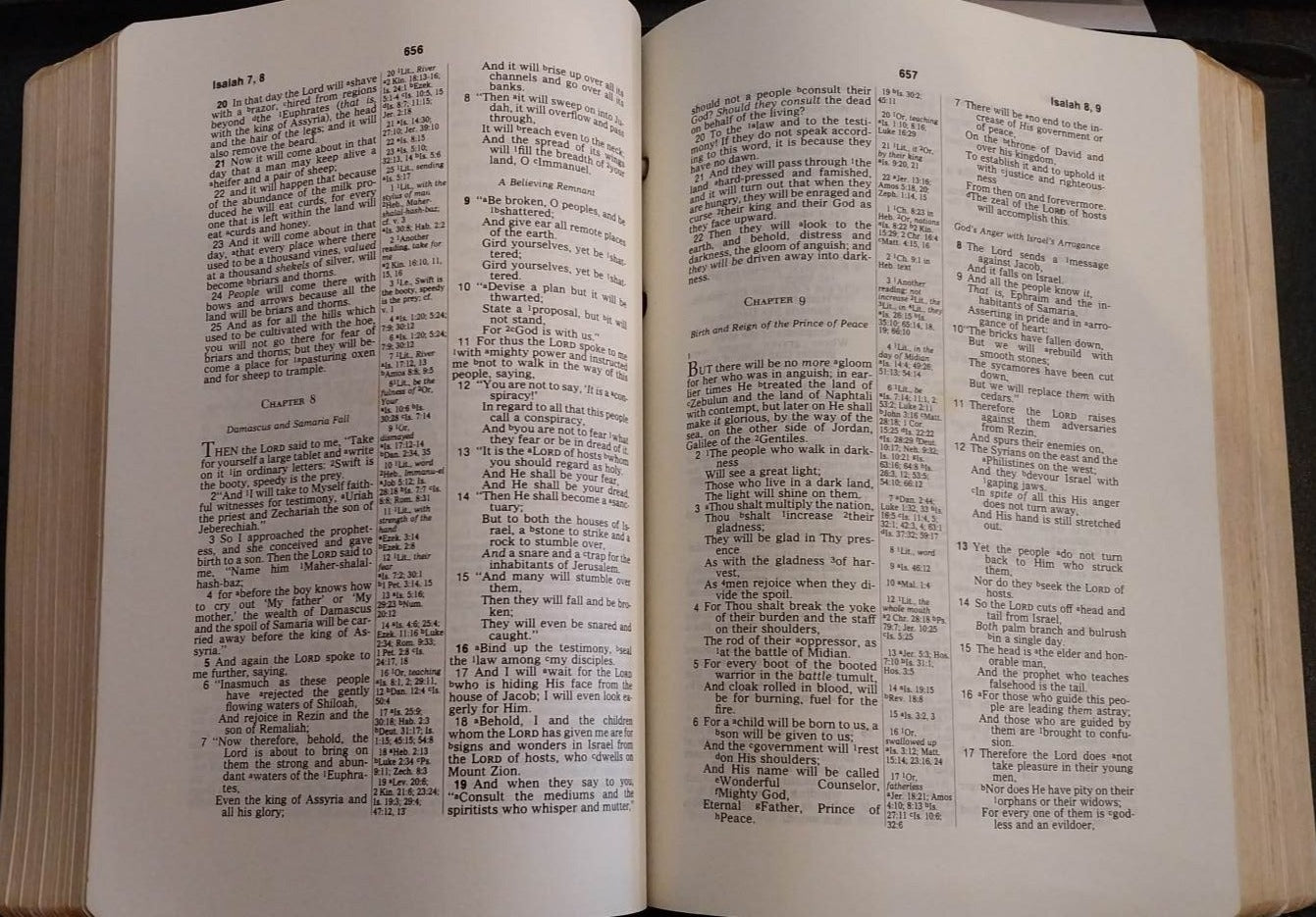 NASB Leather-Bound, Loose-leaf, Wide Margin Bible image 2