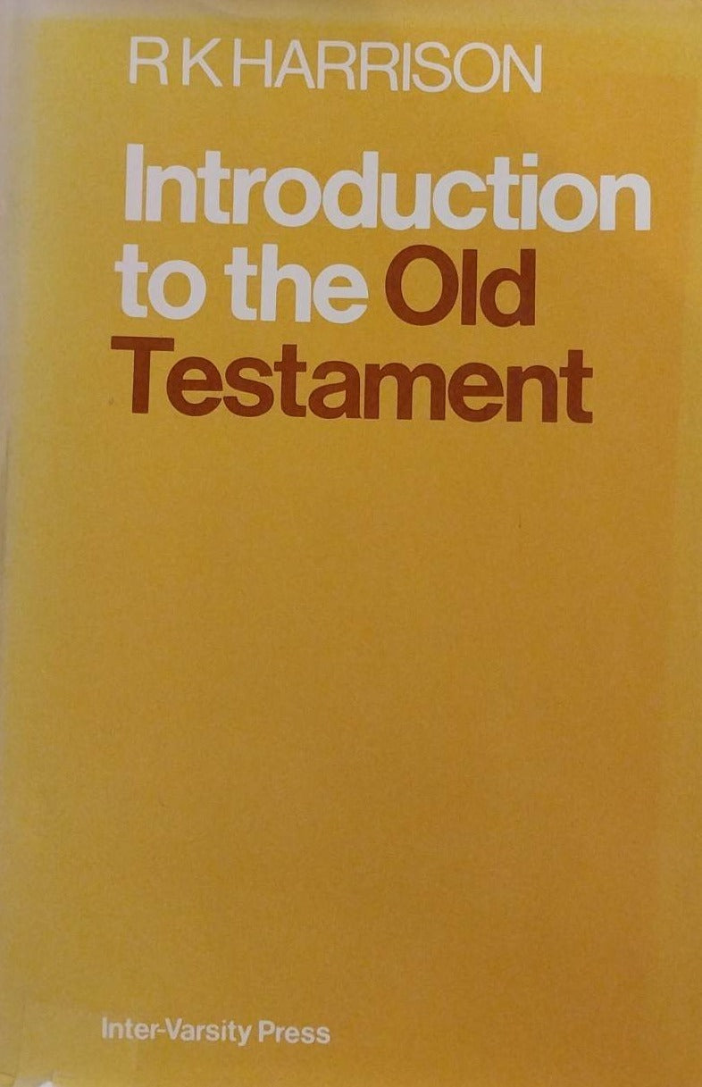 Introduction to the Old Testament by R.K. Harrison image 0