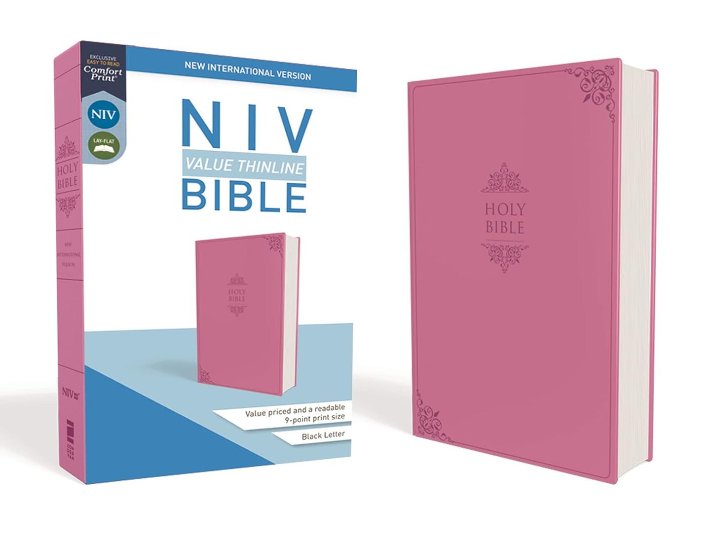NIV Value Thinline Bible, Pink, Imitation Leather