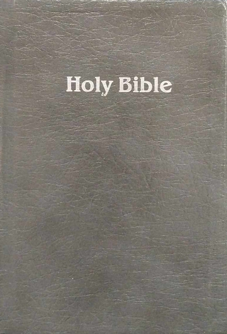 KJV Holy Bible, Grey Bonded Leather image 0