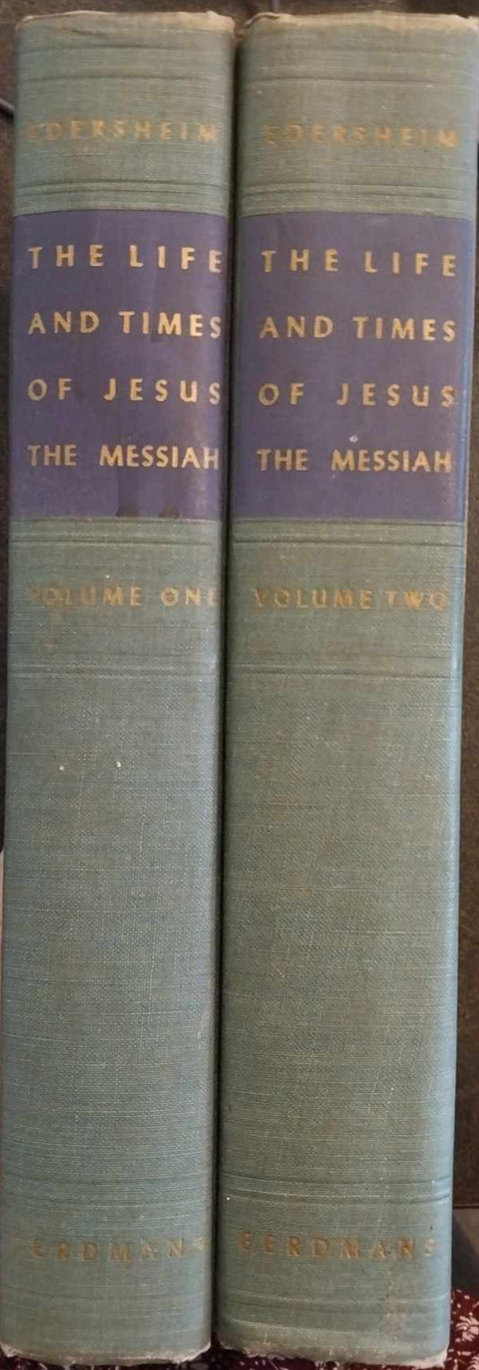 Life and Times of Jesus the Messiah, 2 Volume Set by Alfred Edersheim image 0