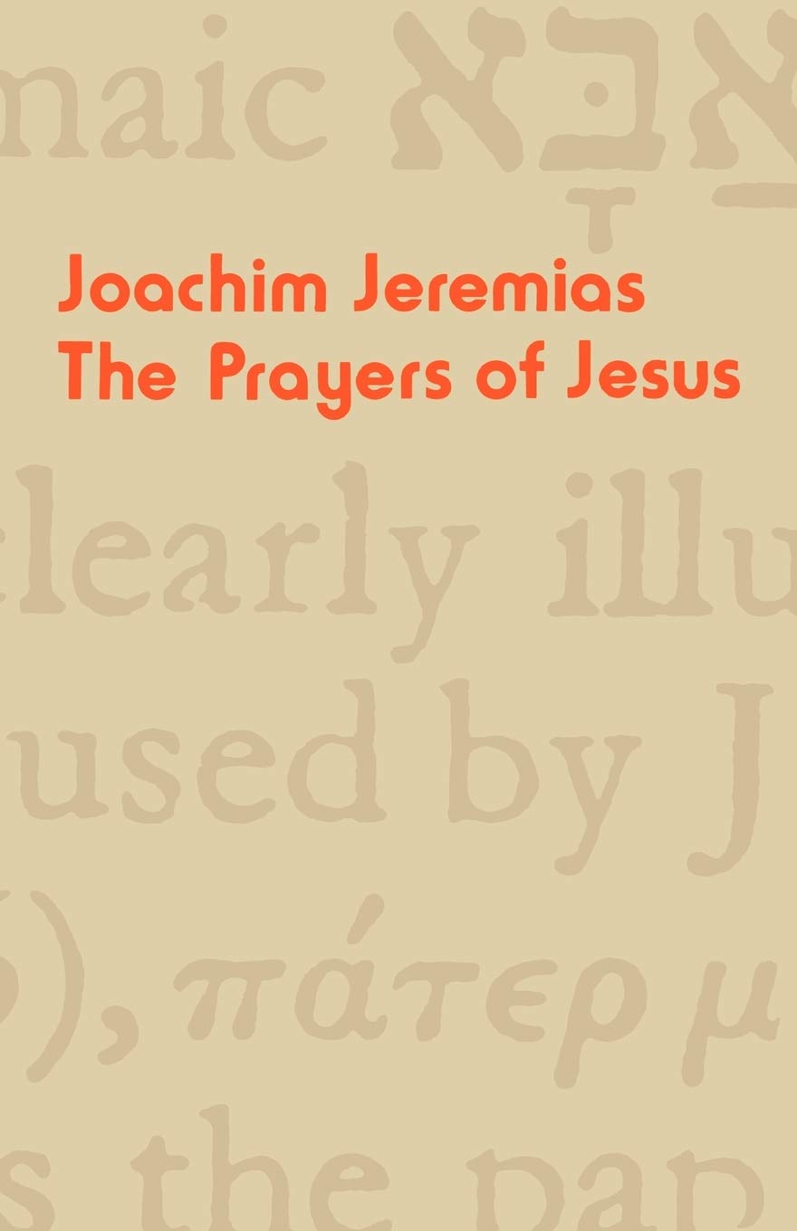 Prayers of Jesus by Joachim Jeremias image 0