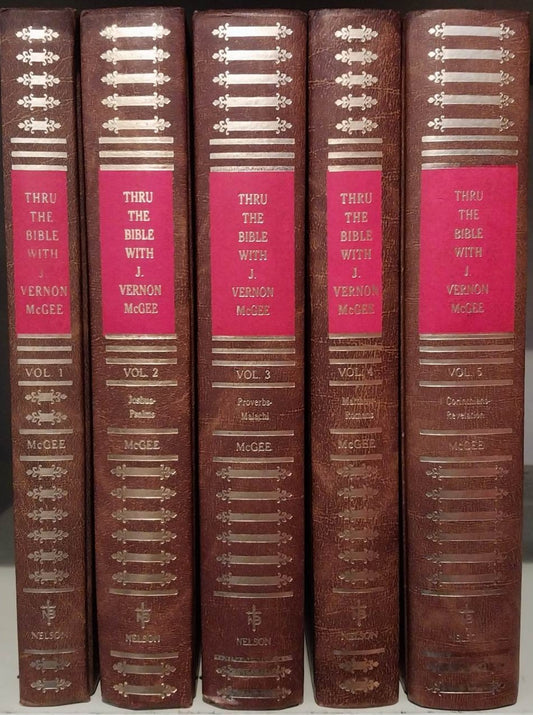 Thru The Bible With J. Vernon McGee, 5 Volume Set image 0