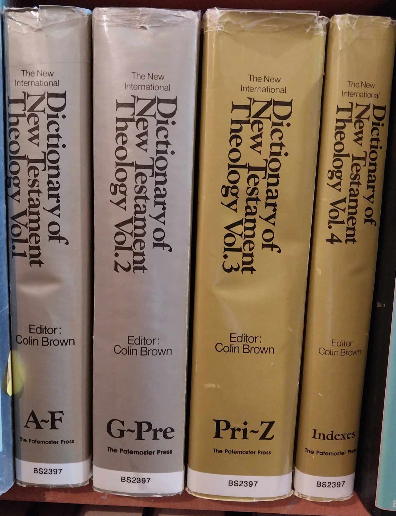 Dictionary of New Testament Theology by Colin Brown, 4-Volume Set image 0