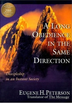 A Long Obedience in the Same Direction by Eugene H. Peterson image 2