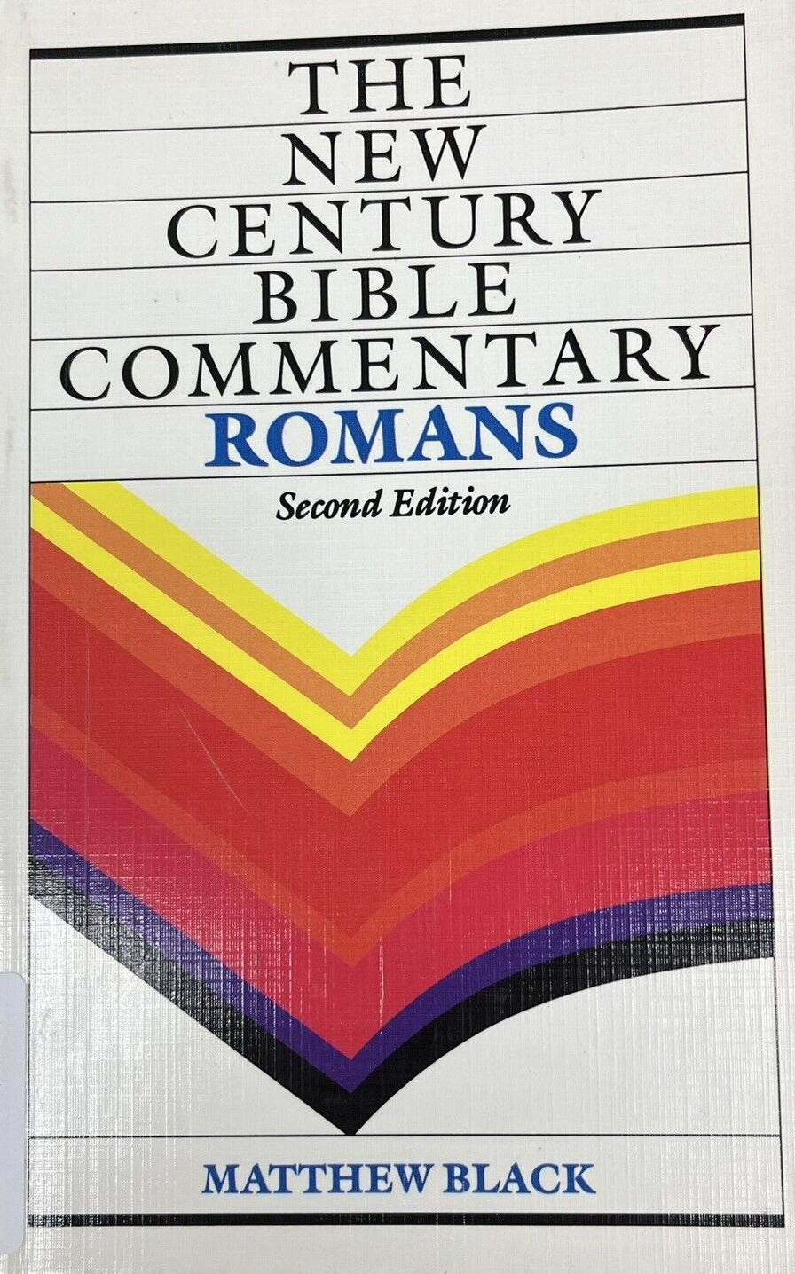 Romans (New Century Bible Commentary) by Matthew Black image 0