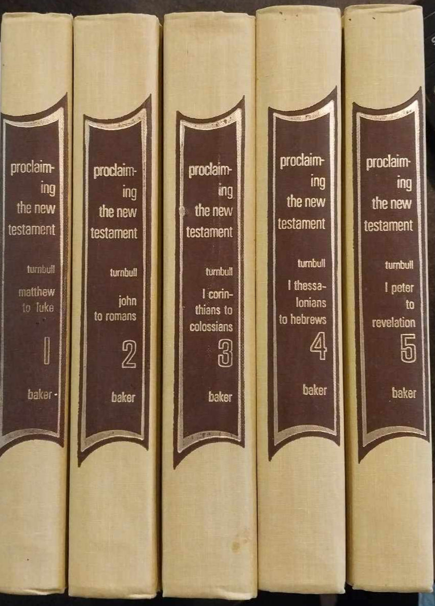 Proclaiming the New Testament: Five Volume Set by Ralph G. Turnbiull image 0