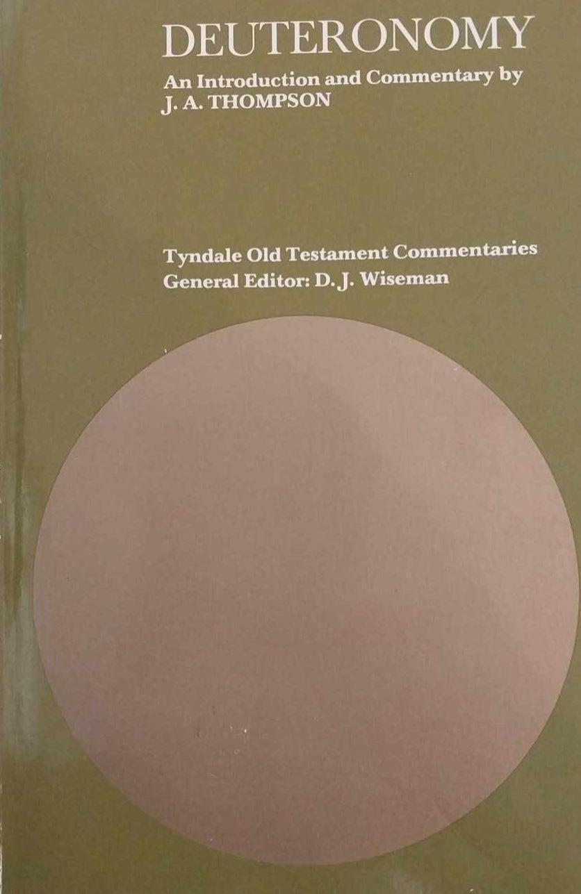 Deuteronomy (Tyndale Old Testament Commentaries) by J.A. Thompson image 0