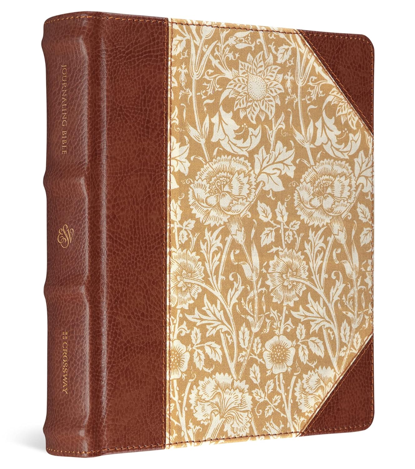 ESV Journaling Bible, cloth over board, antique floral