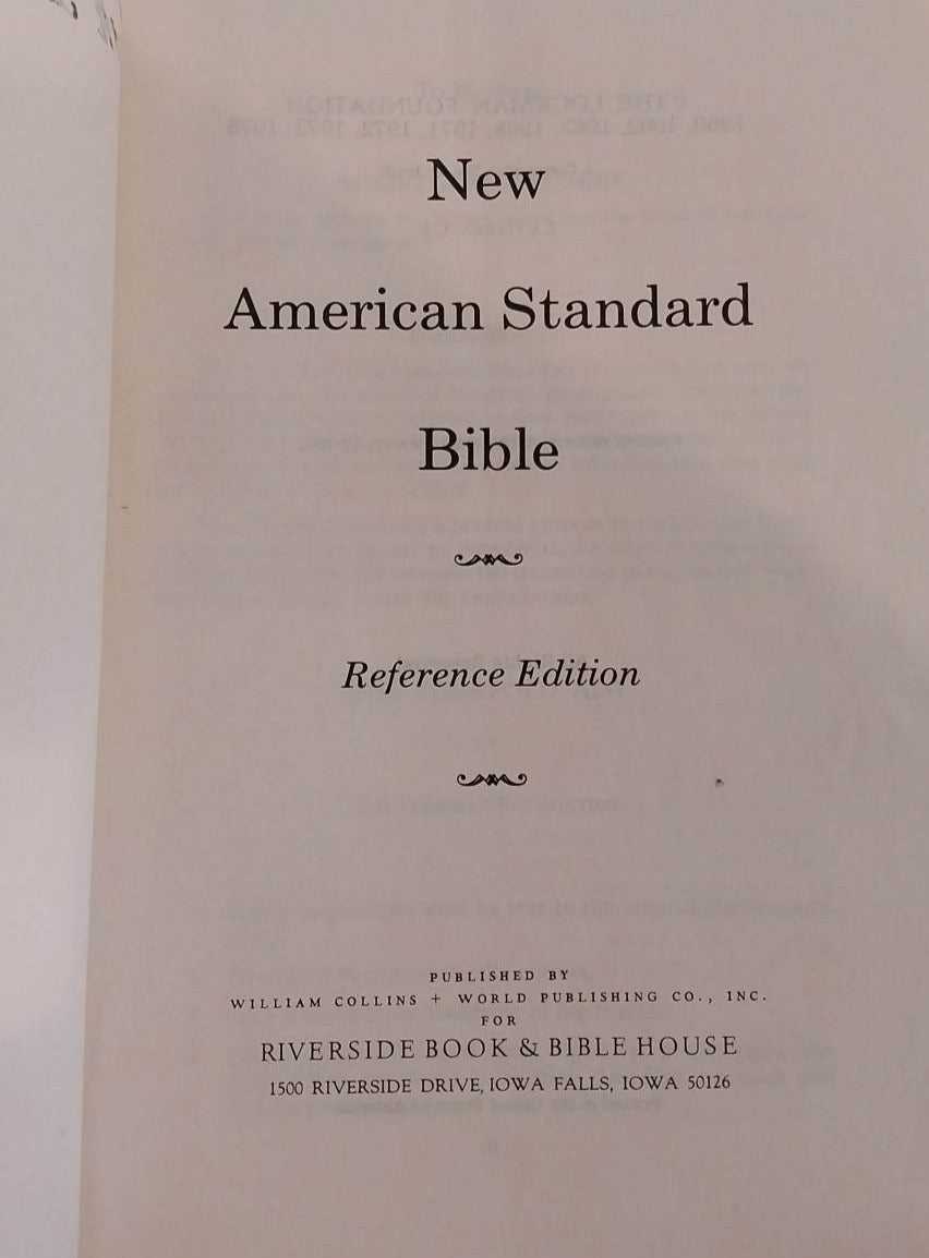 NASB Leather-Bound, Loose-leaf, Wide Margin Bible image 1