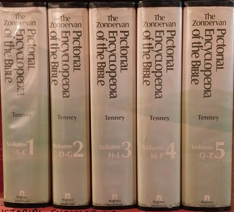Pictorial Encyclopedia of the Bible by Merrill C. Tenney, 5 Volumes