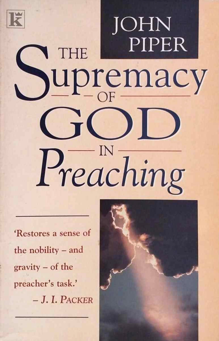 Supremacy of God in Preaching by John Piper image 0