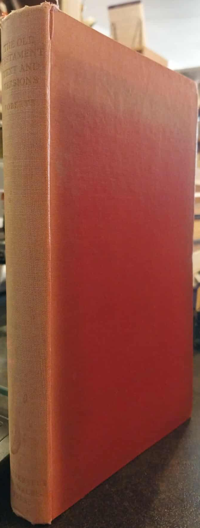 Old Testament Text and Versions by Bleddyn J. Roberts image 0