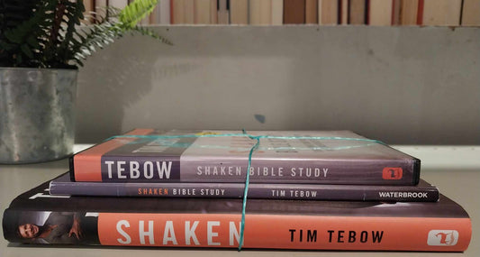 Shaken by Tim Tebow: Book, Bible Study, and DVD set image 0