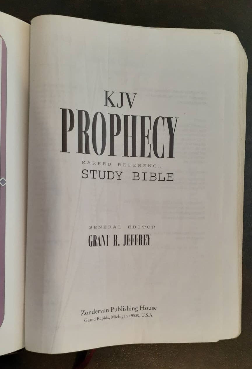 KJV Prophecy Marked Reference Study Bible image 1