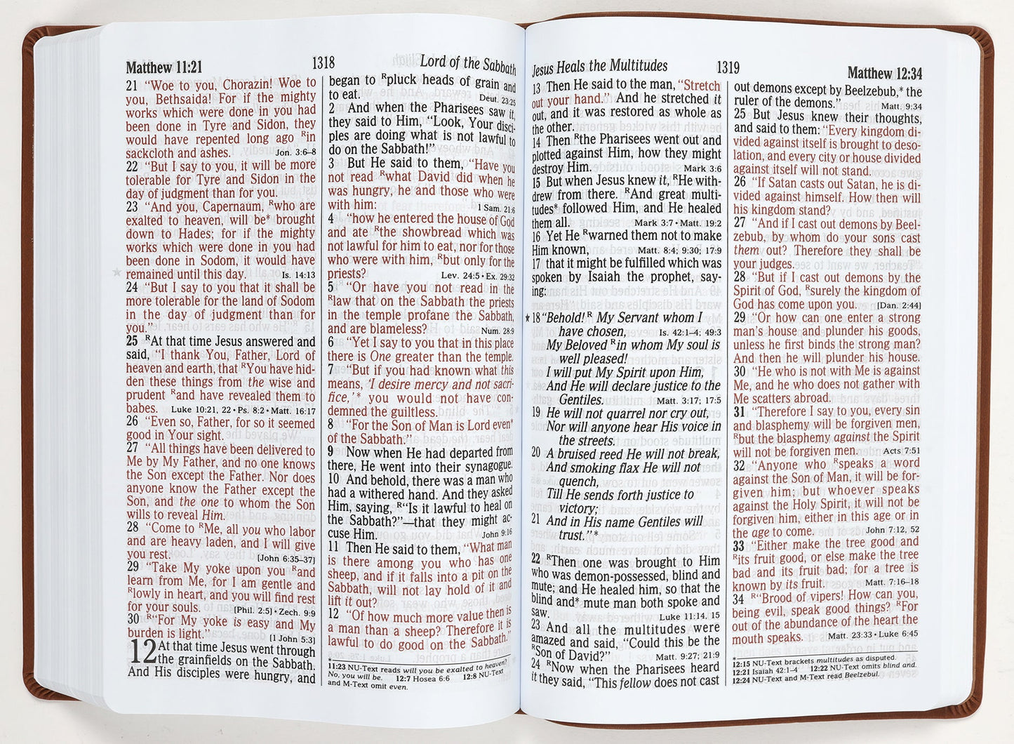 NKJV Super Giant Print Brown