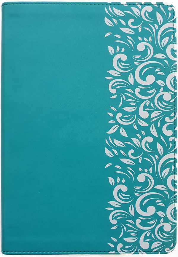 NLT Bible Turquoise White Swirls Flexitone