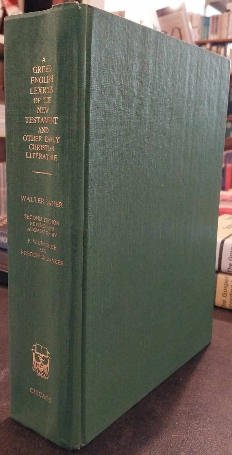 Greek-English Lexicon of the New Testament by William Bauer, second ed. image 0