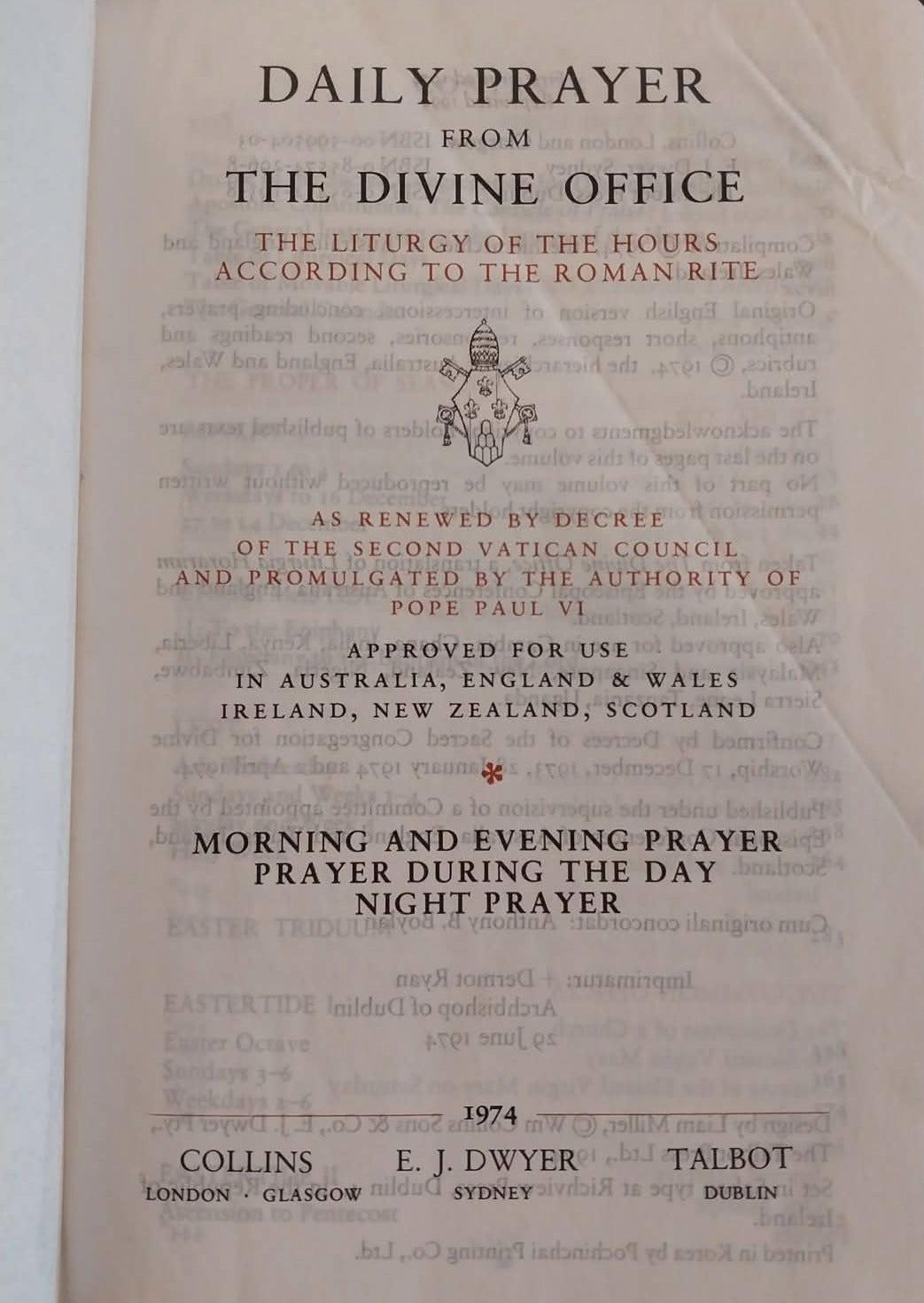 Daily Prayer from the Divine Office