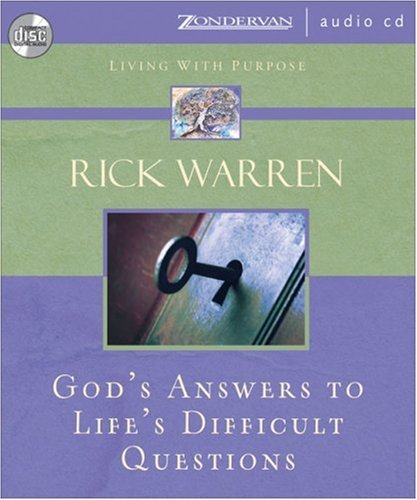 God's Answers to Life's Difficult Questions by Richard Warren, Audiobook CD