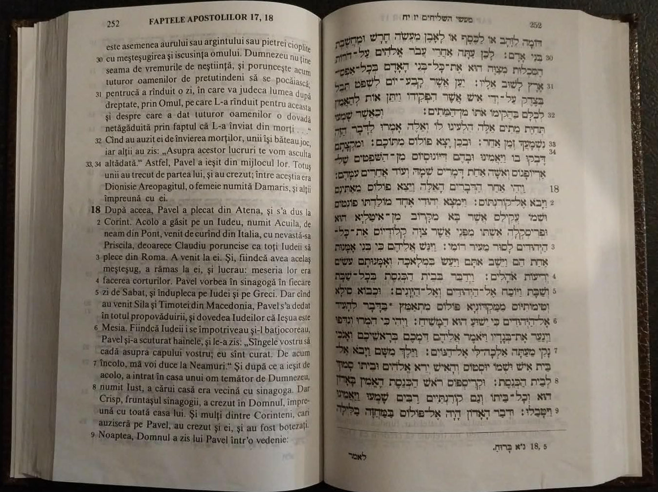 Noul Legamint Ebraic - Roman (Hebrew and Romanian New Testament)